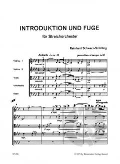 Introduktion und Fuge von Reinhard Schwarz-Schilling 