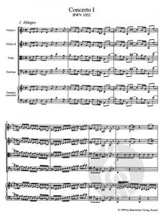 Konzerte für Cembalo BWV 1052-1059 von Johann Sebastian Bach 