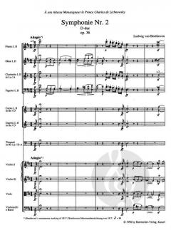 Symphonie Nr. 2 op. 36 von Ludwig van Beethoven 