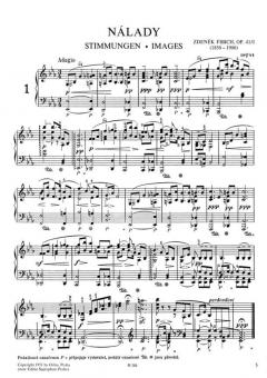 Stimmungen, Eindrücke und Erinnerungen op. 41 Heft 1 von Zdenék Fibich 