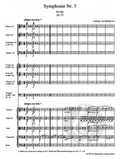 Symphonie Nr. 3 op. 55 von Ludwig van Beethoven 