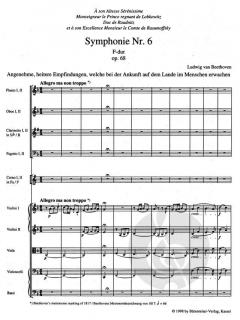 Symphonie Nr. 6 op. 68 von Ludwig van Beethoven 