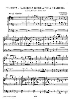 Altböhmische Weihnachten in der Orgelmusik im Alle Noten Shop kaufen