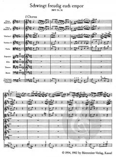 Schwingt freudig euch empor von Johann Sebastian Bach 