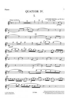 Tre quartetti Nr. 04. Jun e-Moll, A-Dur, D-Dur op. 98 (Antonin Rejcha) 