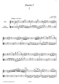 Zwei Duette von Joseph Fiala 