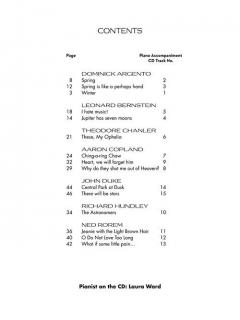 15 Art Songs By American Composers 