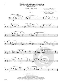 Melodious Etudes For Trombone 1 von Marco Bordogni 