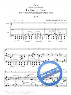 Fantaisie brillante op. 20 von Henryk Wieniawski 