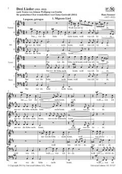 Drei Lieder (Hans-Jürg Sommer) 