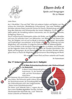 Musikalische Früherziehung 'Tina und Tobi' - Schülerlernmittel 4. Halbjahr im Alle Noten Shop kaufen
