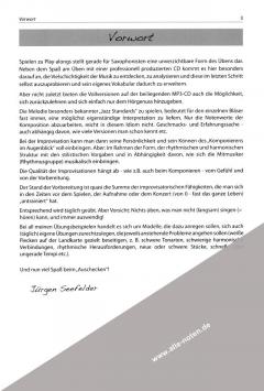 Realtime Jazz Standards Saxophon 