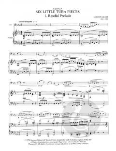 Six Little Tuba Pieces (Treble & Bass Clef) von Gordon Jacob im Alle Noten Shop kaufen