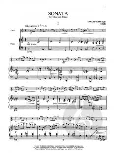 Oboe Sonata von Edward Gregson im Alle Noten Shop kaufen