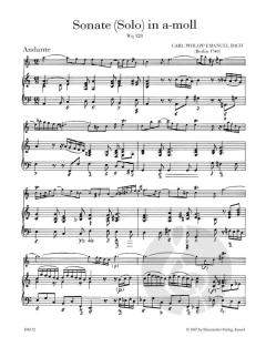 Sonaten Heft 2 von Carl Philipp Emanuel Bach für Flöte und Basso continuo im Alle Noten Shop kaufen