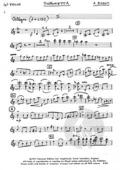 Sinfonietta for Full Orchestra (1988) von Alan Ridout 