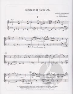 Sonata In Bb K292 von Wolfgang Amadeus Mozart 