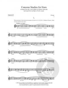 Concone Studies For Horn im Alle Noten Shop kaufen