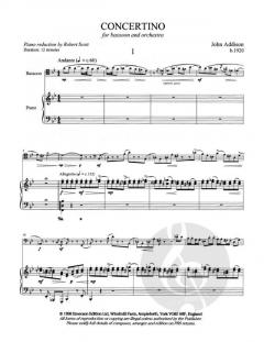 Concertino For Bassoon (John Addison) 