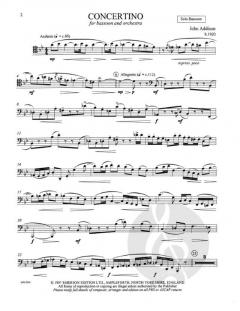 Concertino For Bassoon (John Addison) 