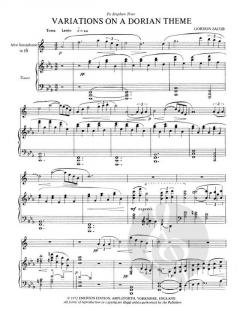 Variations on a Dorian Theme von Gordon Jacob 