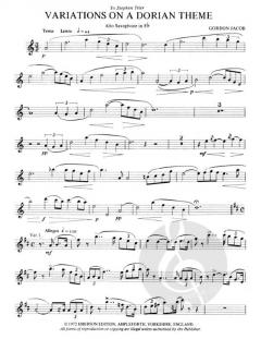 Variations on a Dorian Theme von Gordon Jacob 