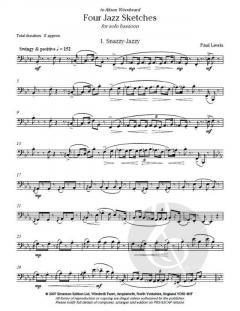 Four Jazz Sketches (Paul Lewis) 