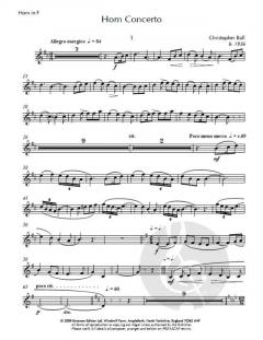 Concerto For Horn & Orchestra von Christopher Ball im Alle Noten Shop kaufen
