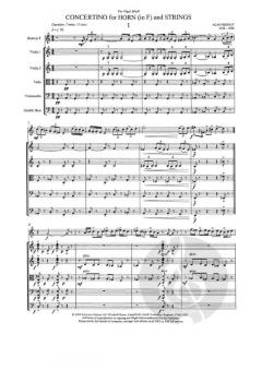 Concertino For Horn & Strings (Alan Ridout) 