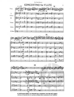 Concertino For Flute & Strings (Alan Ridout) 