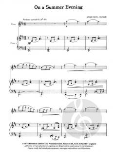 On A Summer Evening von Gordon Jacob 