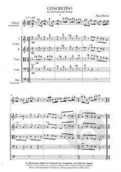 Concertino For Clarinet And Strings (Alan Ridout) 