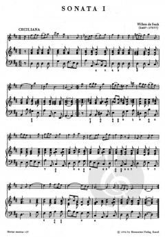 6 Sonaten Heft 1 von Willem de Fesch für Violine (Flöte, Oboe, Viola, Alt Viola da gamba) und Basso continuo im Alle Noten Shop kaufen