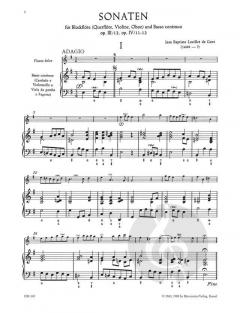 Neun Sonaten Heft 3 (Jean Baptiste Loeillet 'de Gant) 
