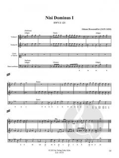 Vesperpsalmen 8: Nisi Dominus u.a. von Johann Rosenmüller 