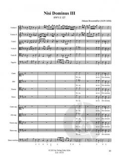 Vesperpsalmen 8: Nisi Dominus u.a. von Johann Rosenmüller 