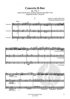 Concerto D-Dur op. 3/9 'L'Estro Armonico' von Antonio Vivaldi 
