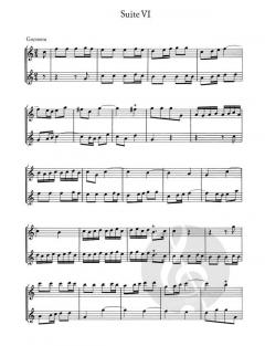 6 kleine Suiten op. 27 von Joseph Bodin de Boismortier (Download) 