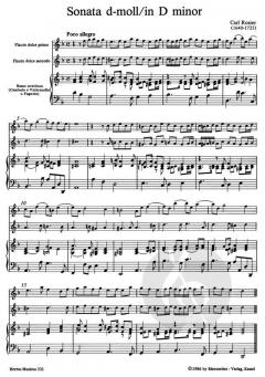 Zwei Triosonaten (Carl Rosier) 