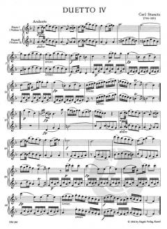 6 Duette op. 27 Heft 2 von Carl Stamitz für zwei Flöten oder Violinen im Alle Noten Shop kaufen