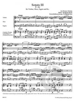 Sonata III B-Dur ZWV 181,3 von Jan Dismas Zelenka (Download) 