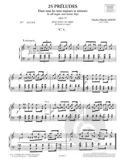 25 Preludes Op. 31 von Charles Valentin Alkan 