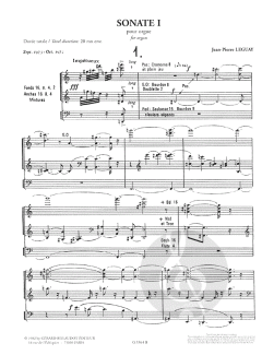Sonate 1 von Jean-Pierre Leguay 