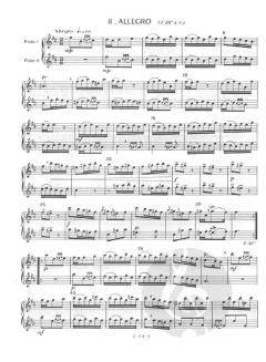 Six Sonates Opus 6 von Wolfgang Amadeus Mozart 