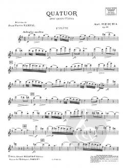 Quatuor op. 19 von Anton Reicha 