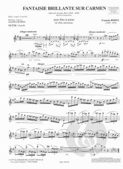 Fantaisie Brillante sur Carmen von Francois Borne 