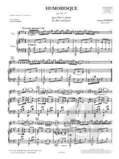 Humoresque Opus 101 No 7 von Antonín Dvorák 