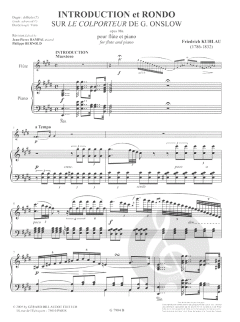 Introduction et Rondo sur le Colporteur d'Onslow von Friedrich Kuhlau 