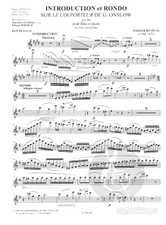 Introduction et Rondo sur le Colporteur d'Onslow von Friedrich Kuhlau 