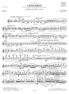 Concerto pour Flute von Jean Rivier 